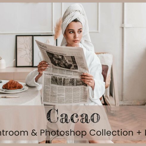 Cacao Photoshop Action Lightroom LUTcover image.