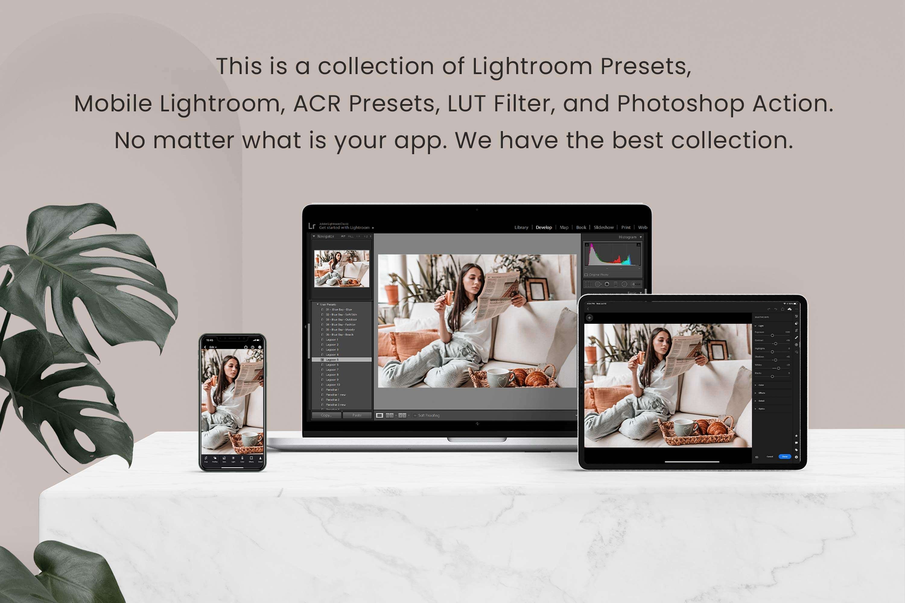 Cacao Photoshop Action Lightroom LUTpreview image.