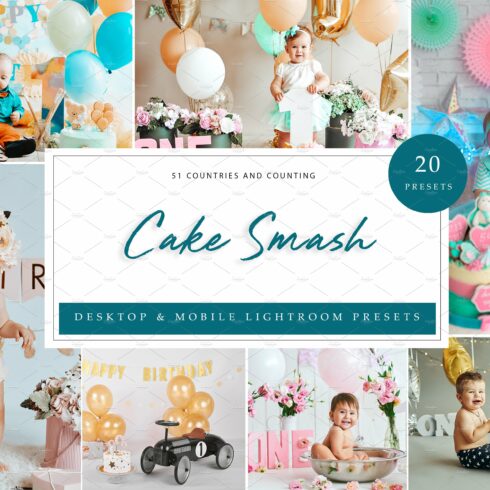 20 x Lightroom Presets Cake Smashcover image.