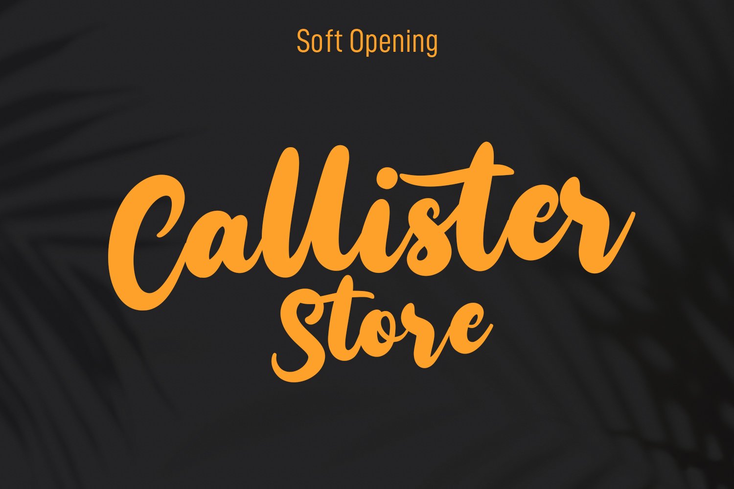 Callways Script Font preview image.