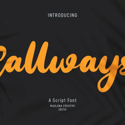 Callways Script Font cover image.