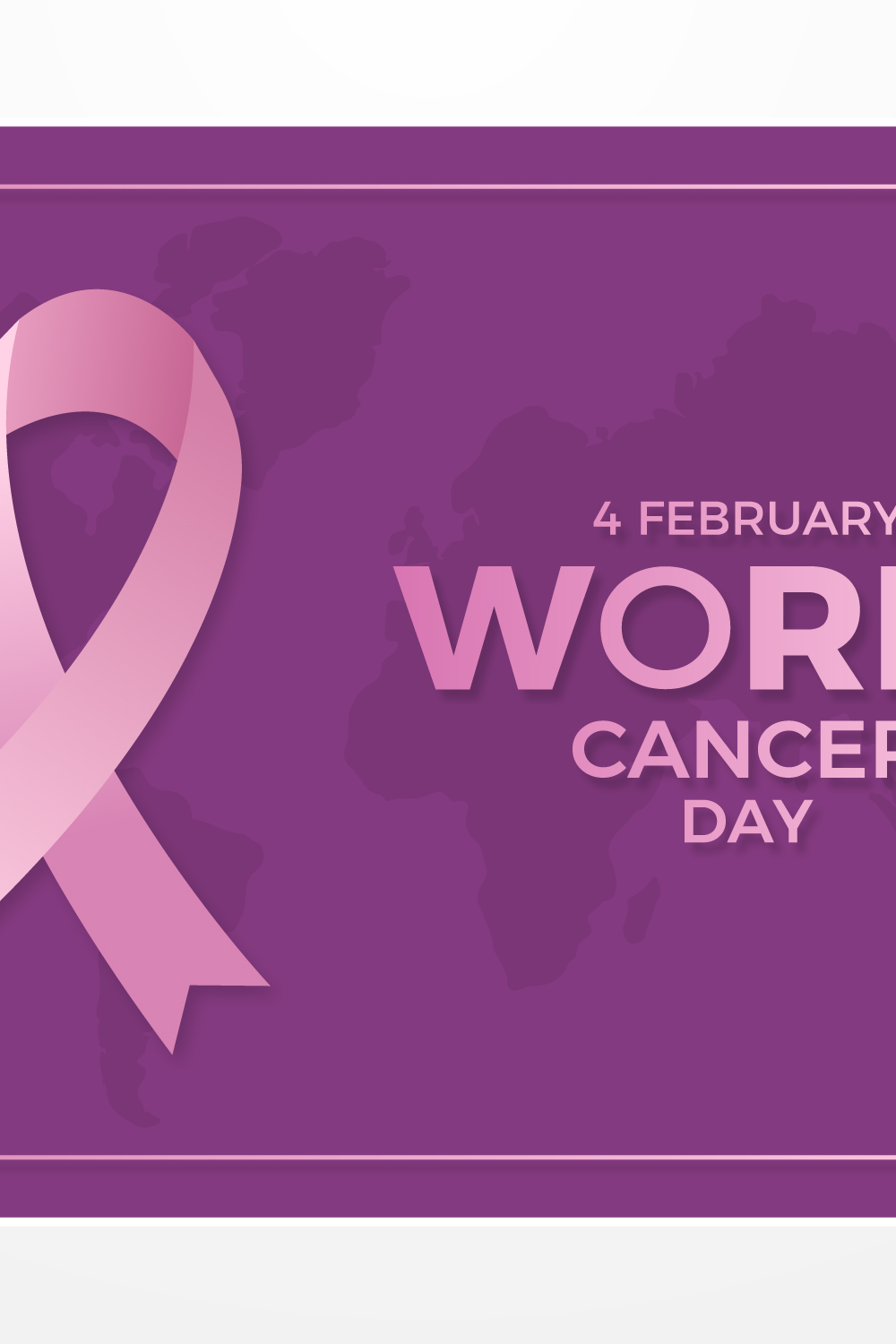 world cancer day pinterest preview image.