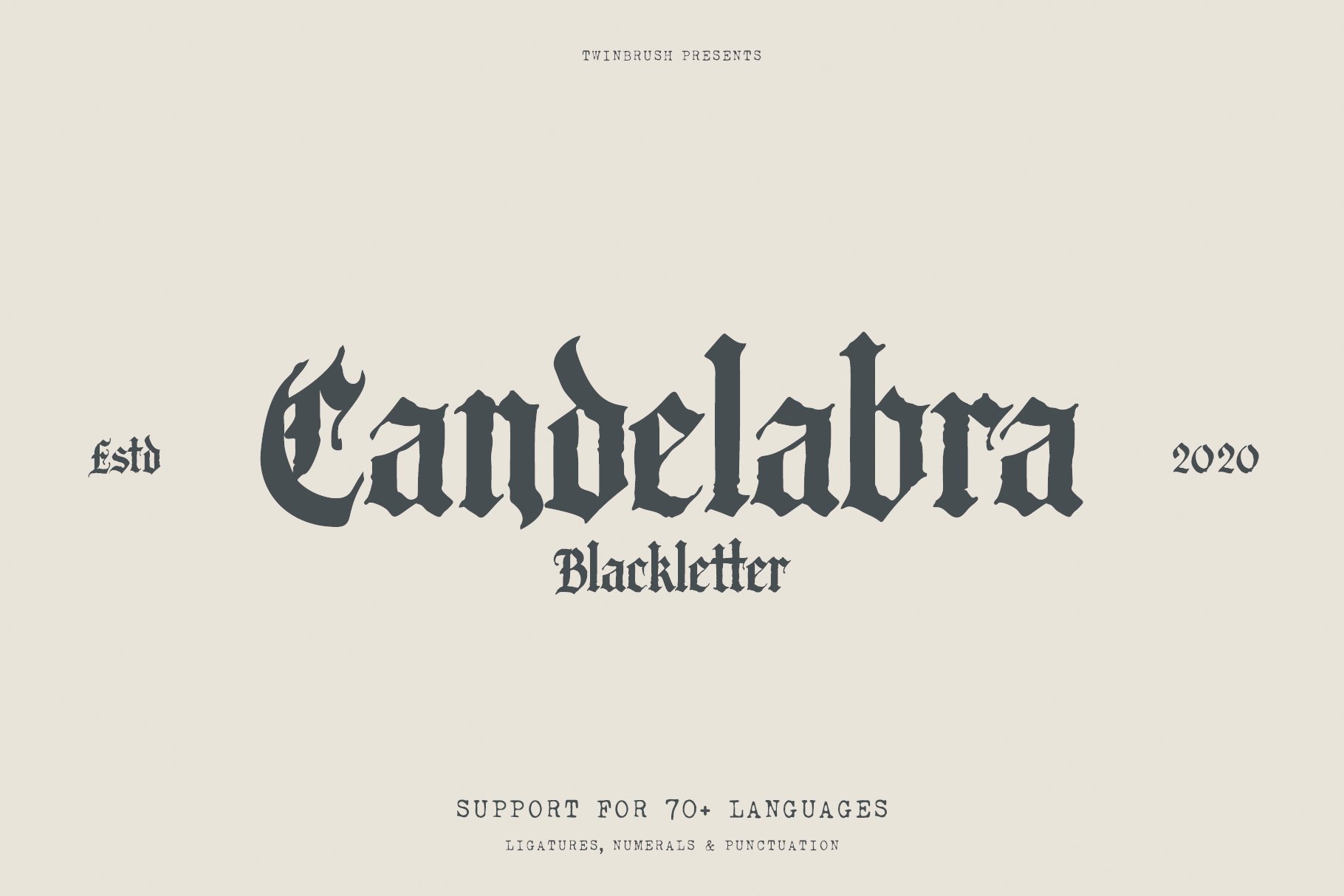 Candelabra Font + Extras cover image.