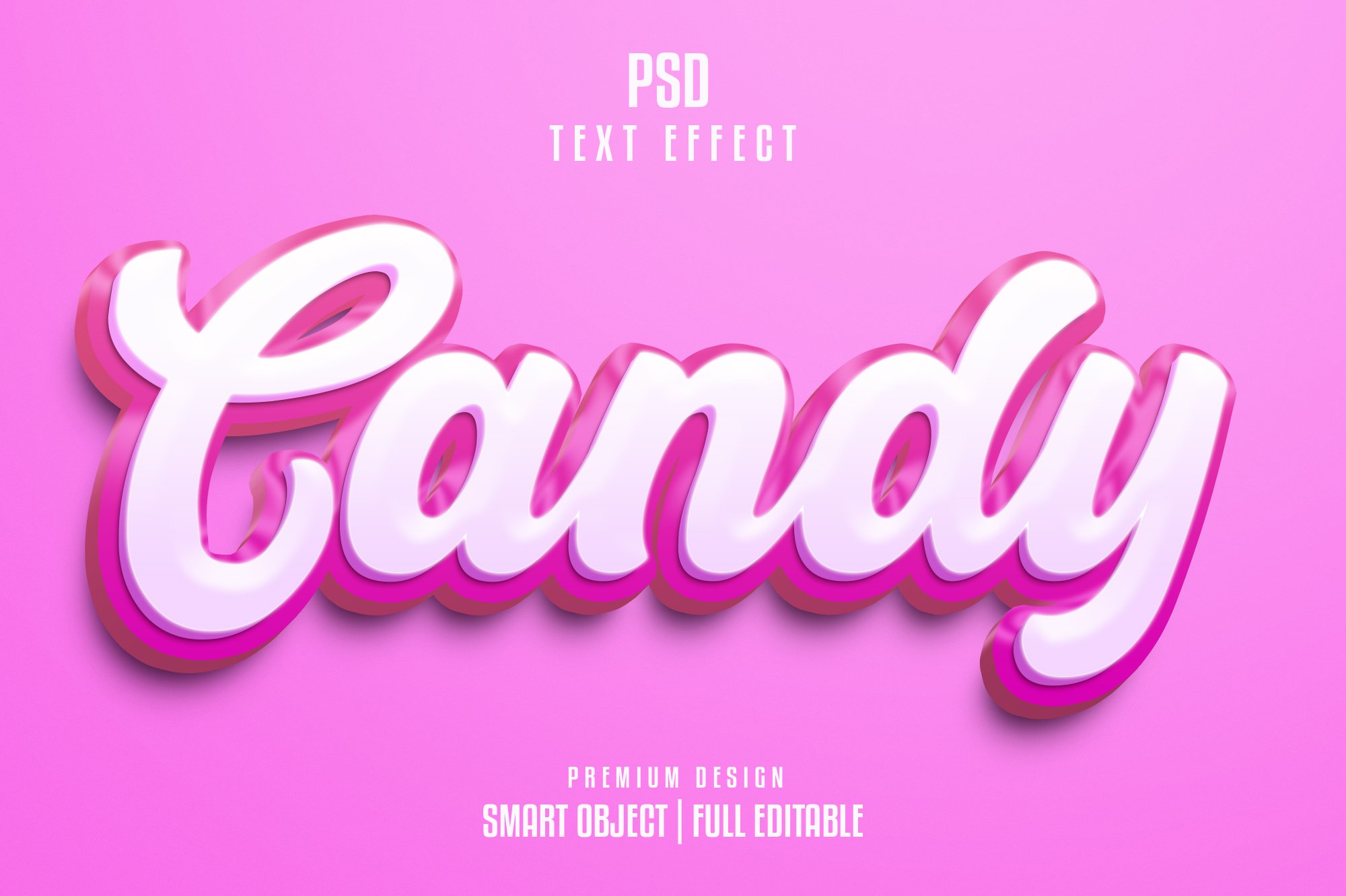 Candy Editable 3D Text Effectcover image.