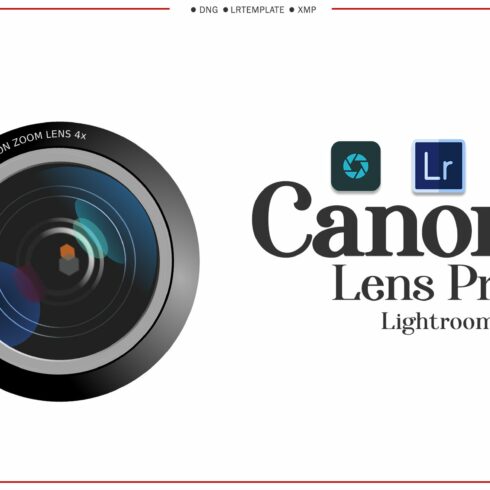 Canon Lens Profile Presets Packcover image.