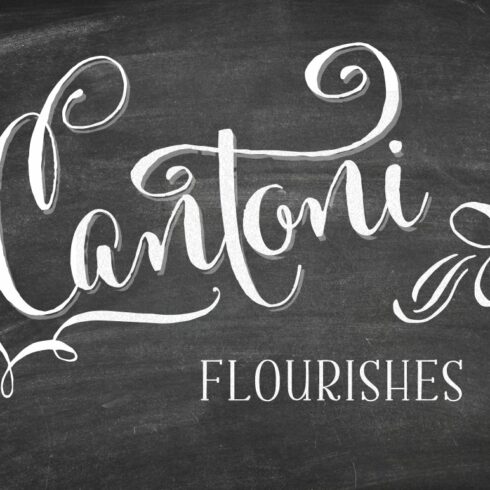 Cantoni Font Flourishes cover image.