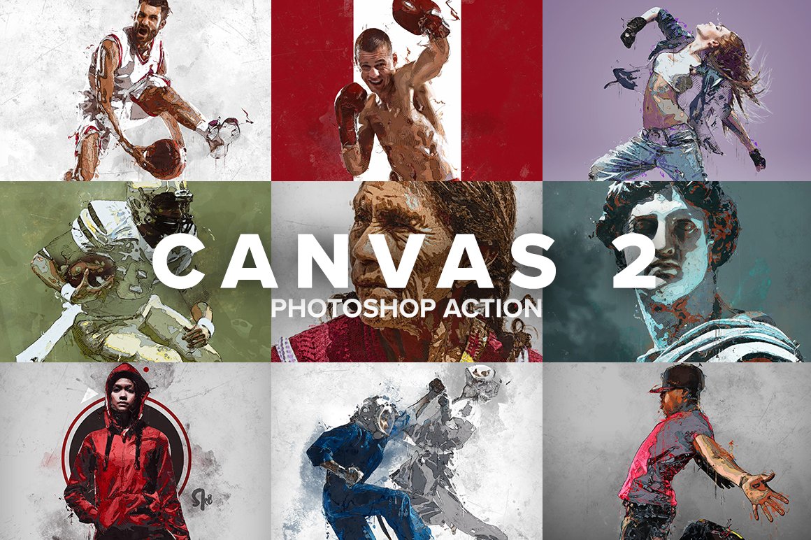 Canvas 2 Photoshop Actioncover image.