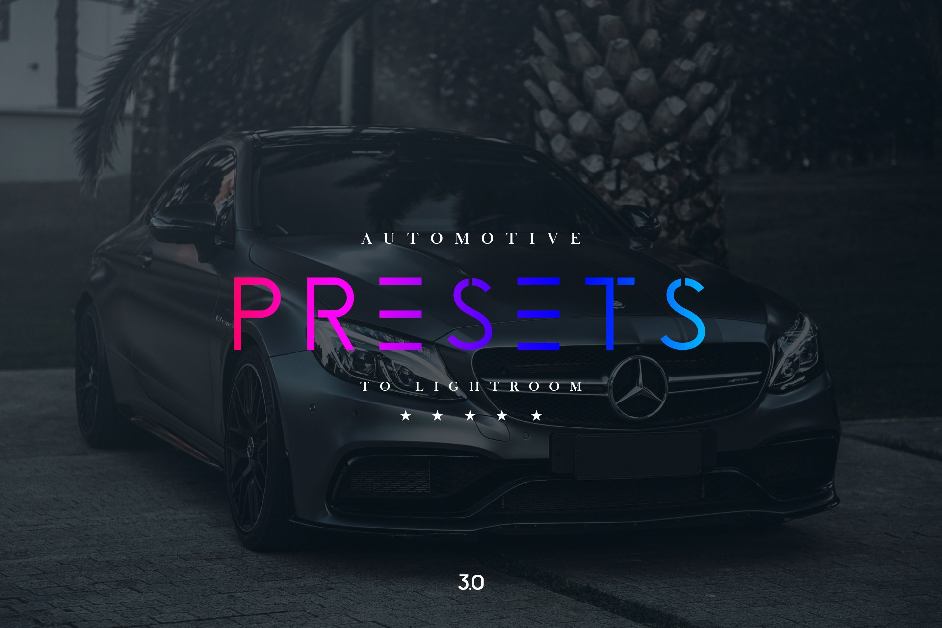 Automotive Lightroom Presets 3.0cover image.