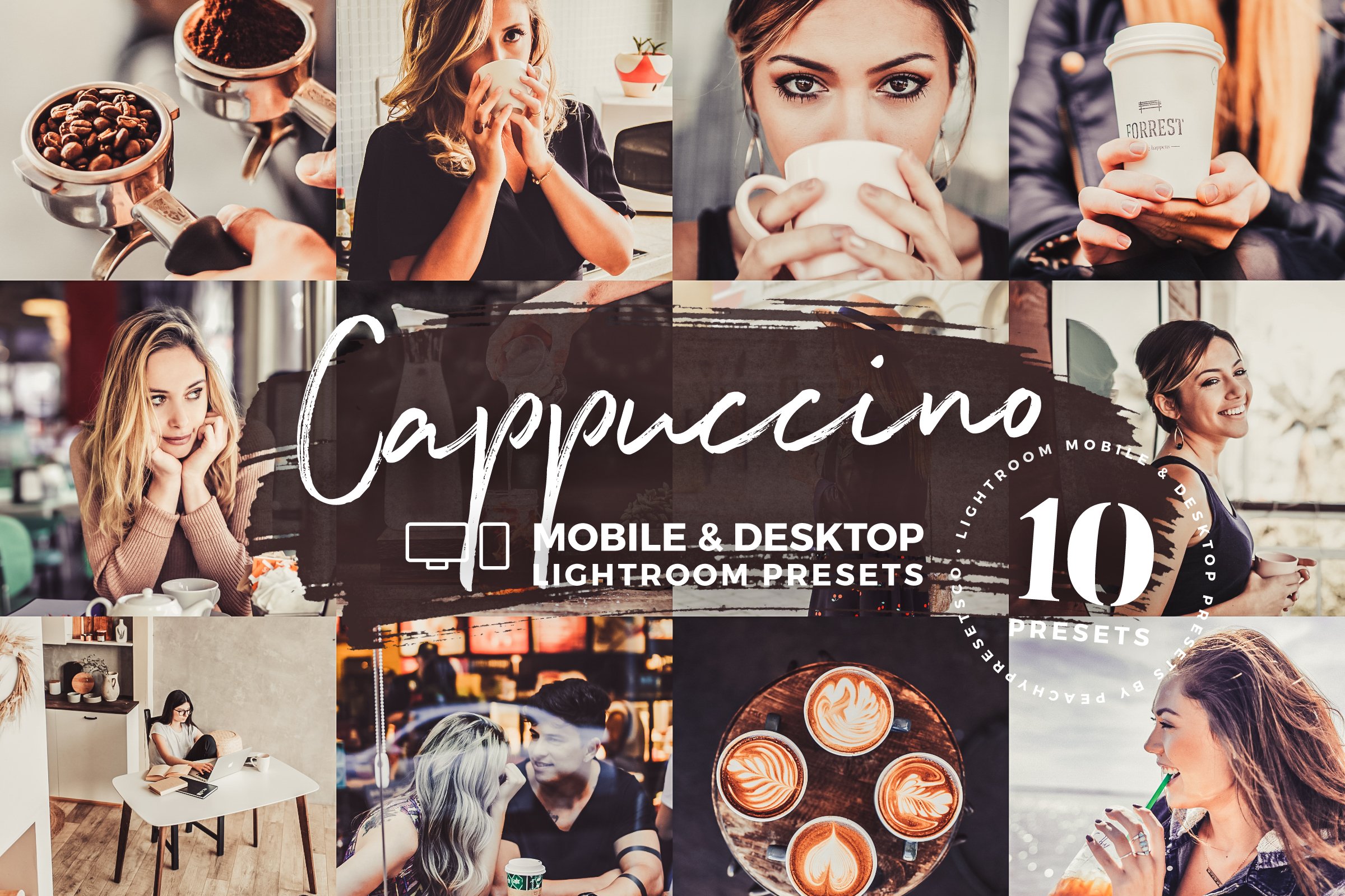 10 Cappuccino Mobile Presetscover image.