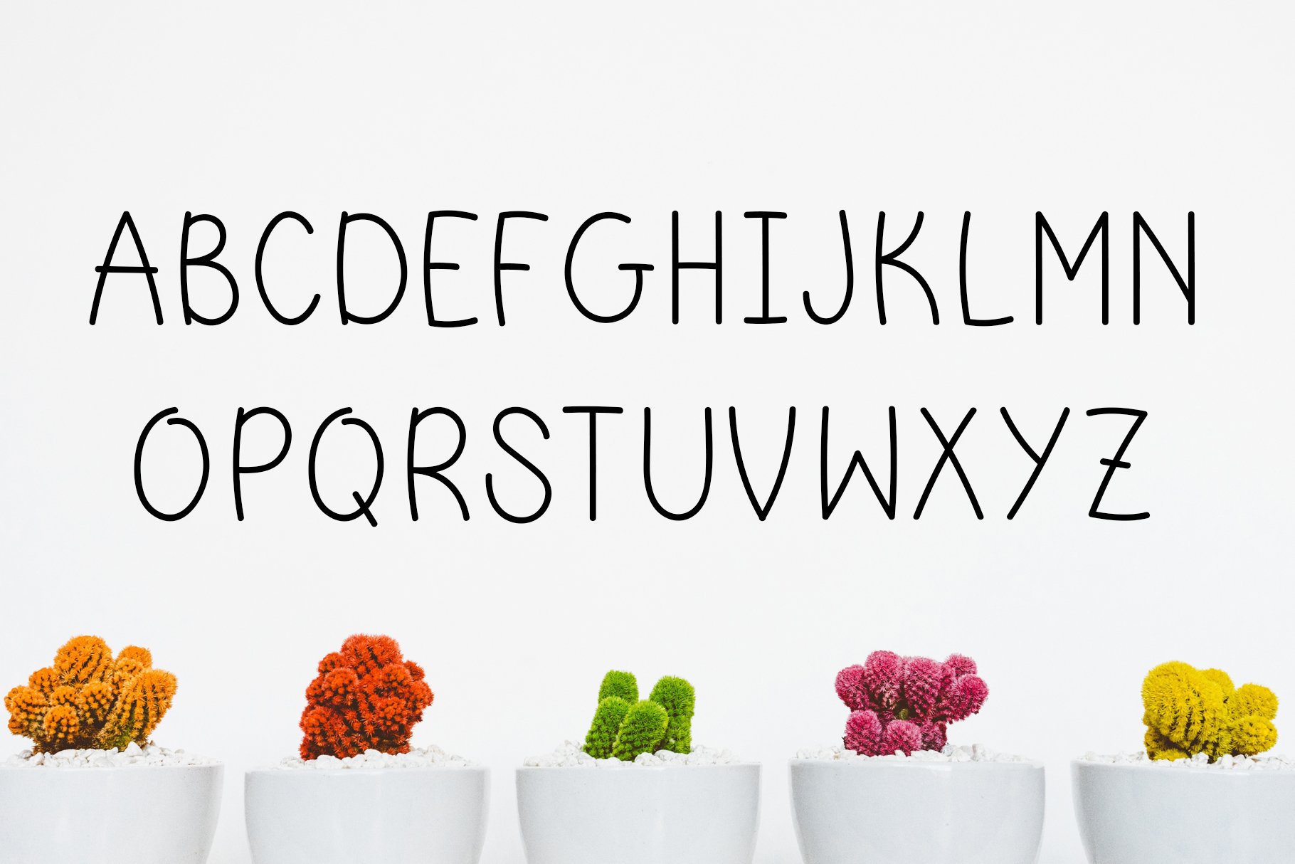 Imagine Zany: a playful font preview image.