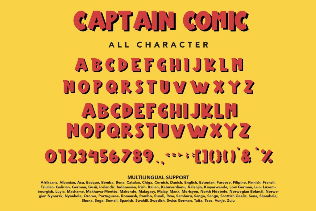 Comic Display Font MasterBundles