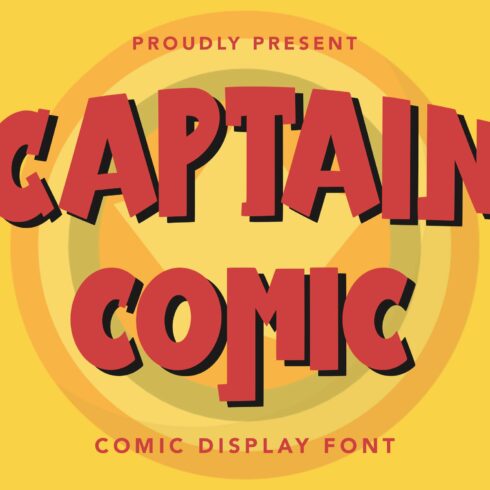 CaptainComic - Comic Display Font cover image.