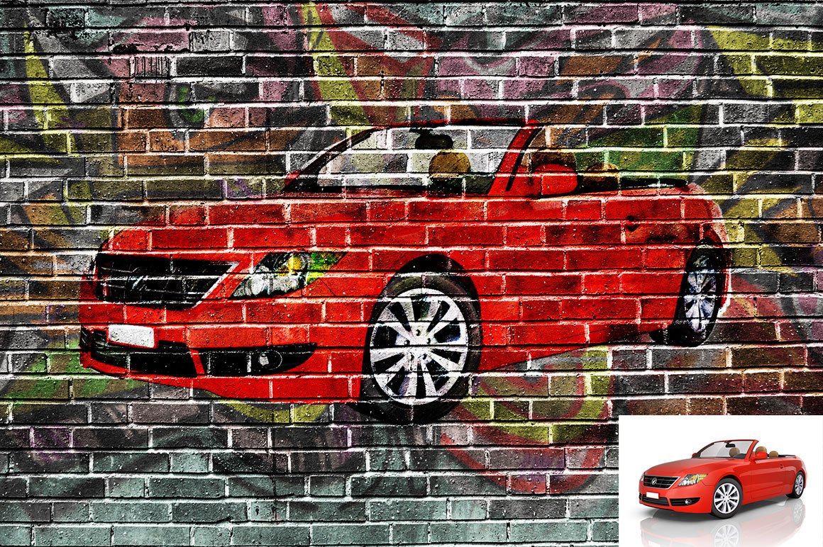 car graffiti effect 525