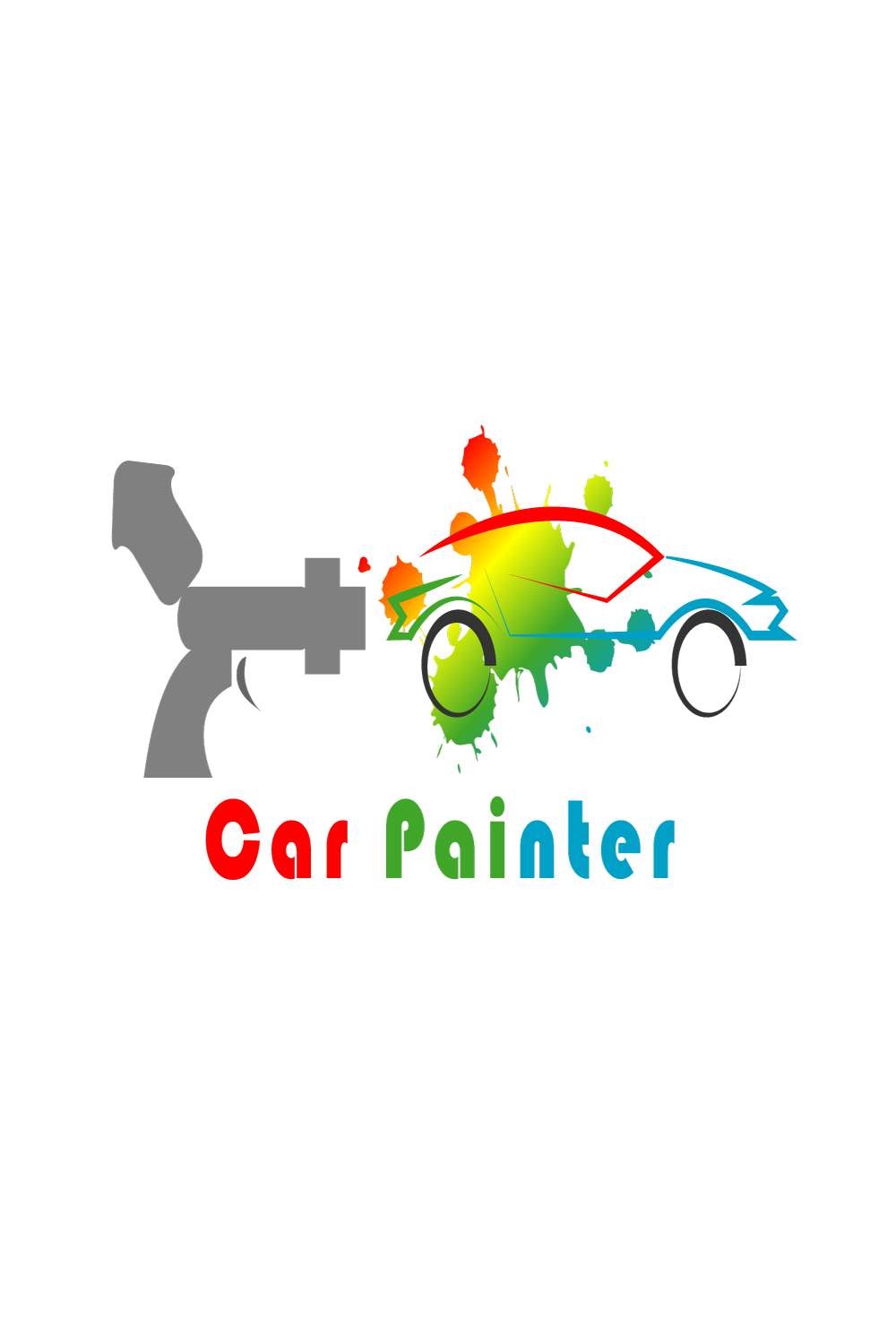 Car Painter - TShirt Print Design pinterest preview image.