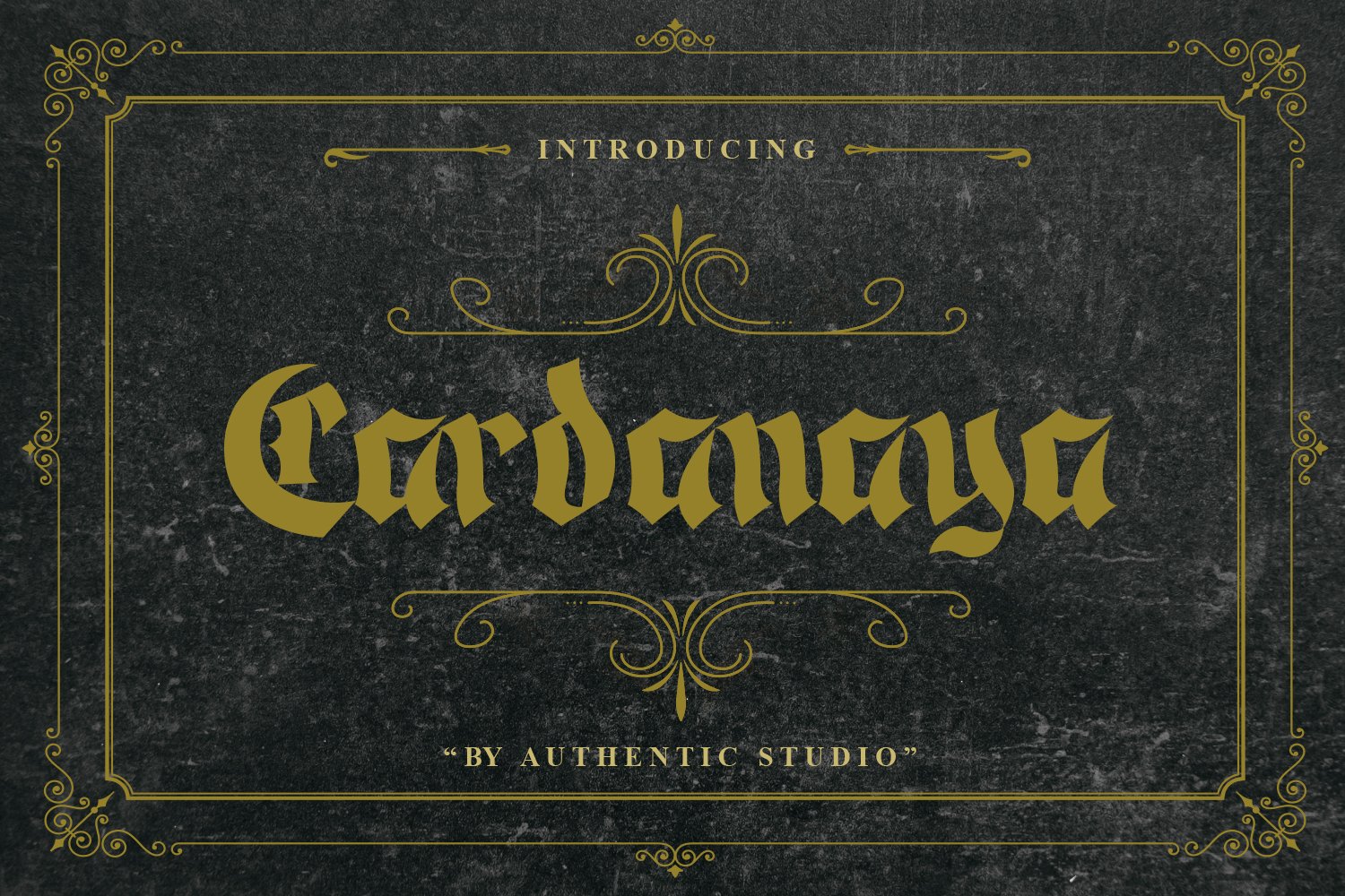 Cardanaya Blackletter cover image.
