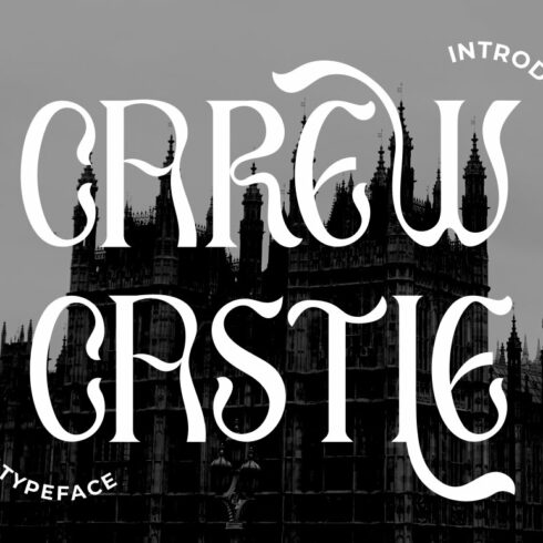 Carey Castle - Display Fontcover image.