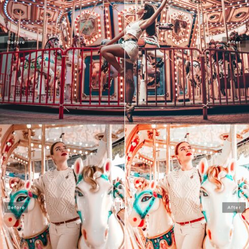 Carousel Lightroom Presets Packcover image.