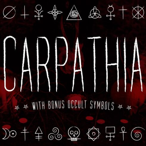 Carpathia Typeface + Extras cover image.