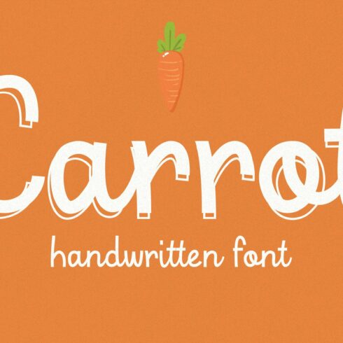 Carrot - Handwritten Font cover image.