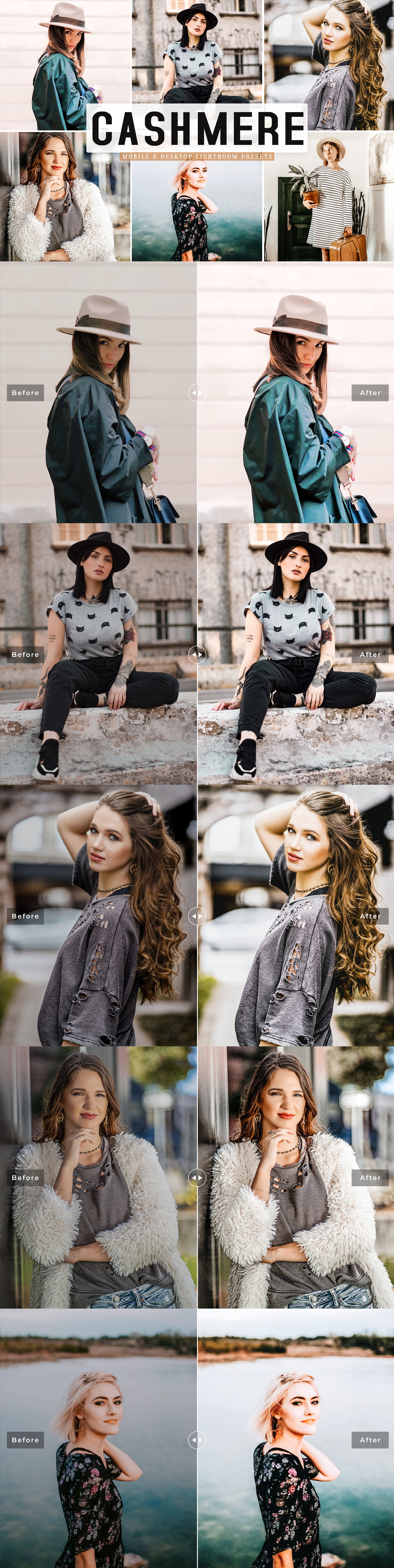 Cashmere Lightroom Presets Packcover image.