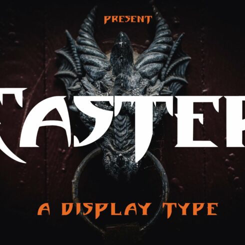 Caster - Display Type  Font cover image.