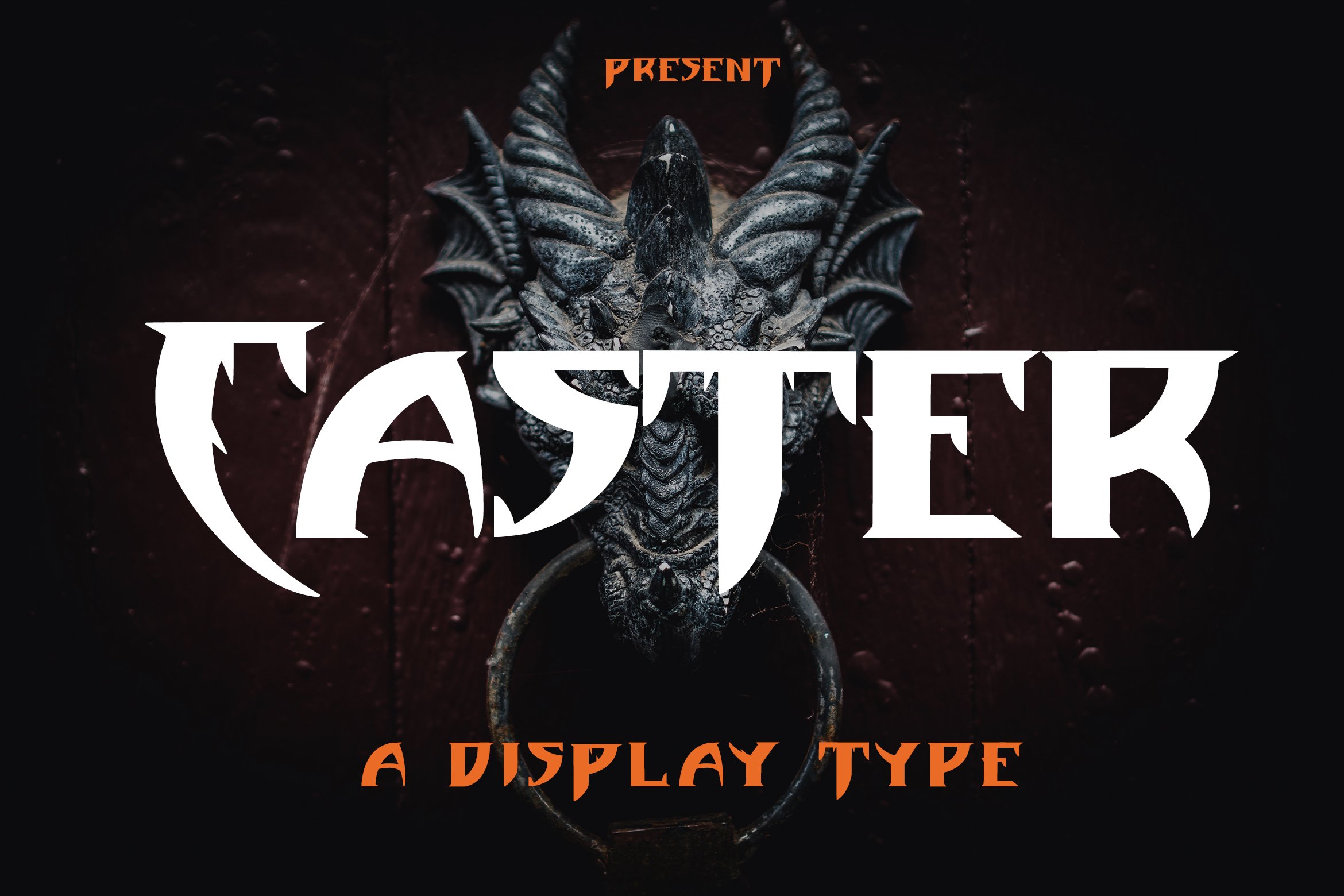 Caster - Display Type  Font cover image.