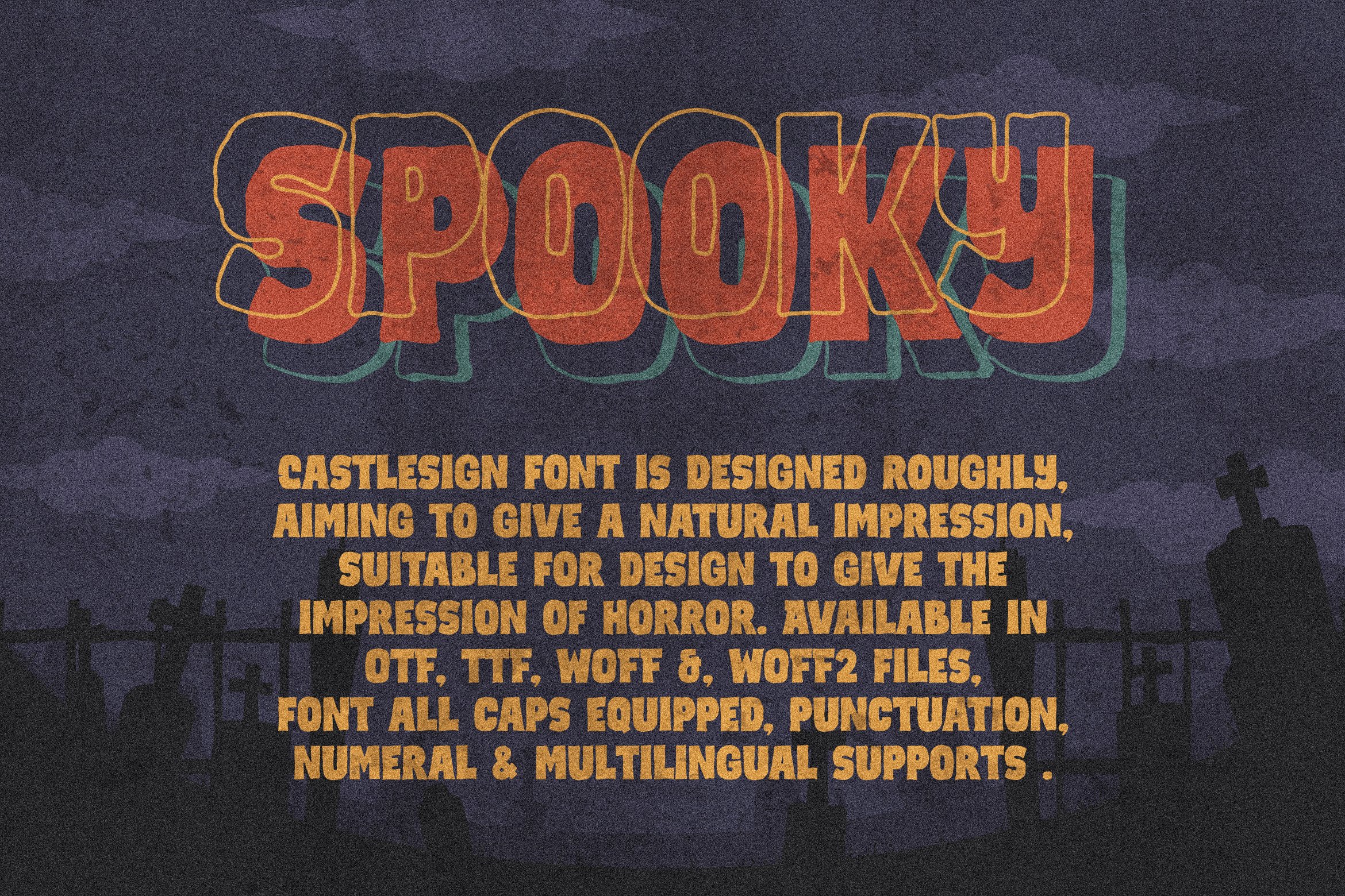 Castlesign Rough Font preview image.