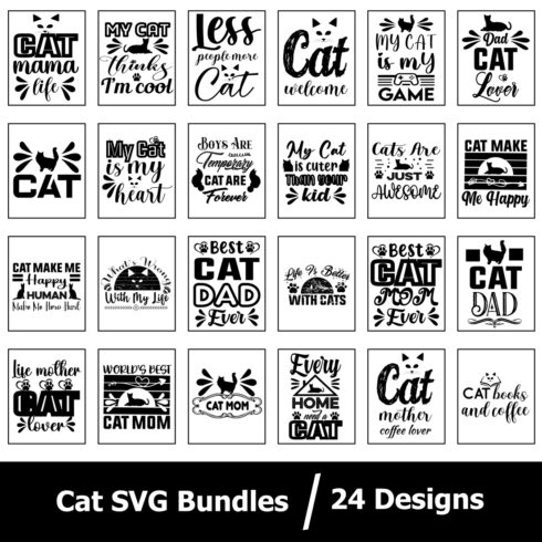 Cats SVG Bundles cover image.