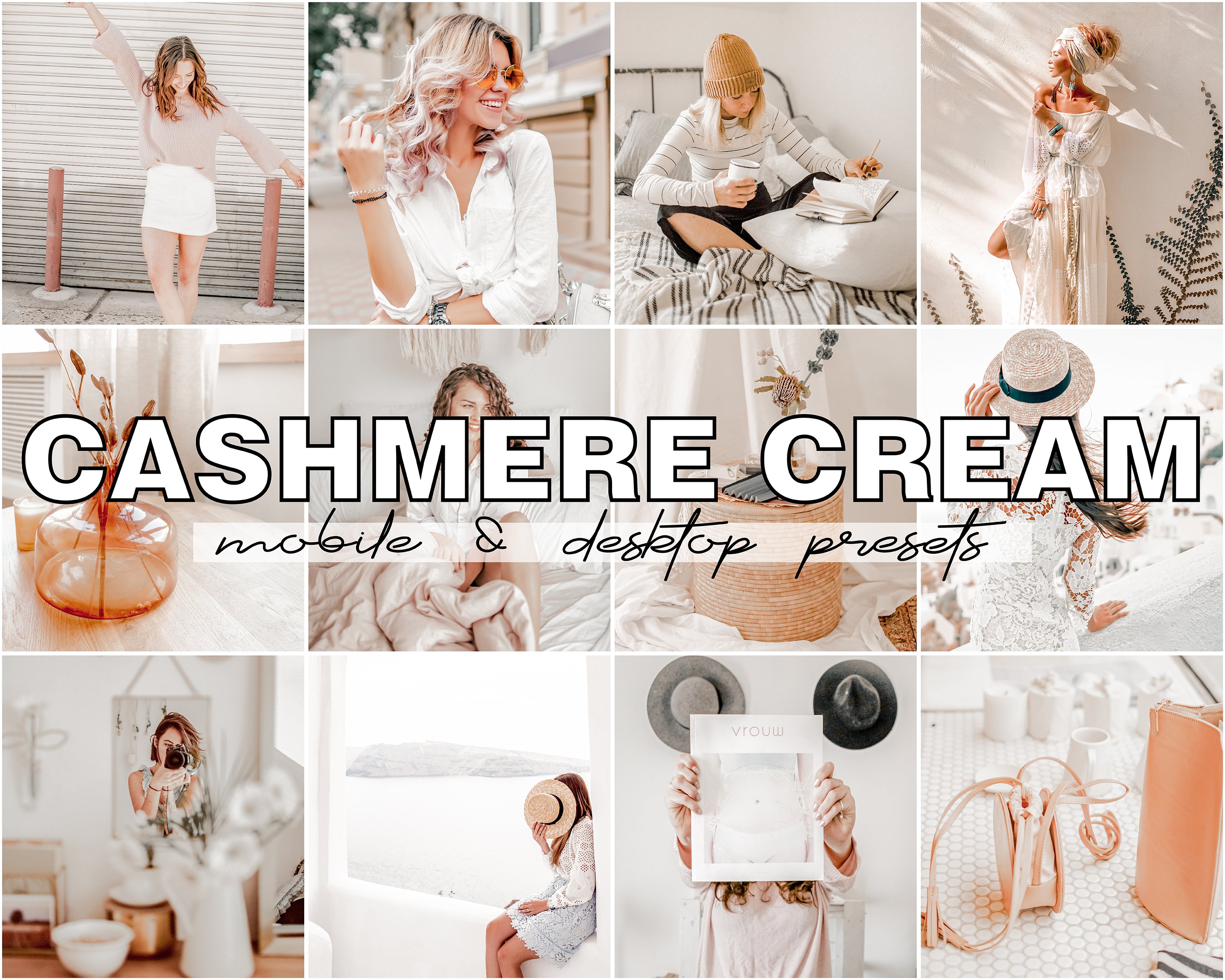 Cashmere Cream Lightroom Presetscover image.