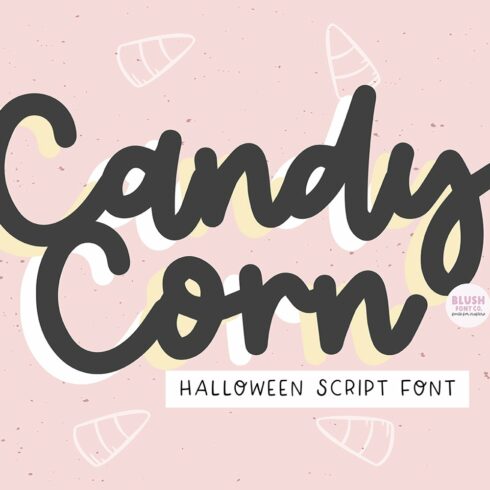 CANDY CORN Halloween Script Font cover image.