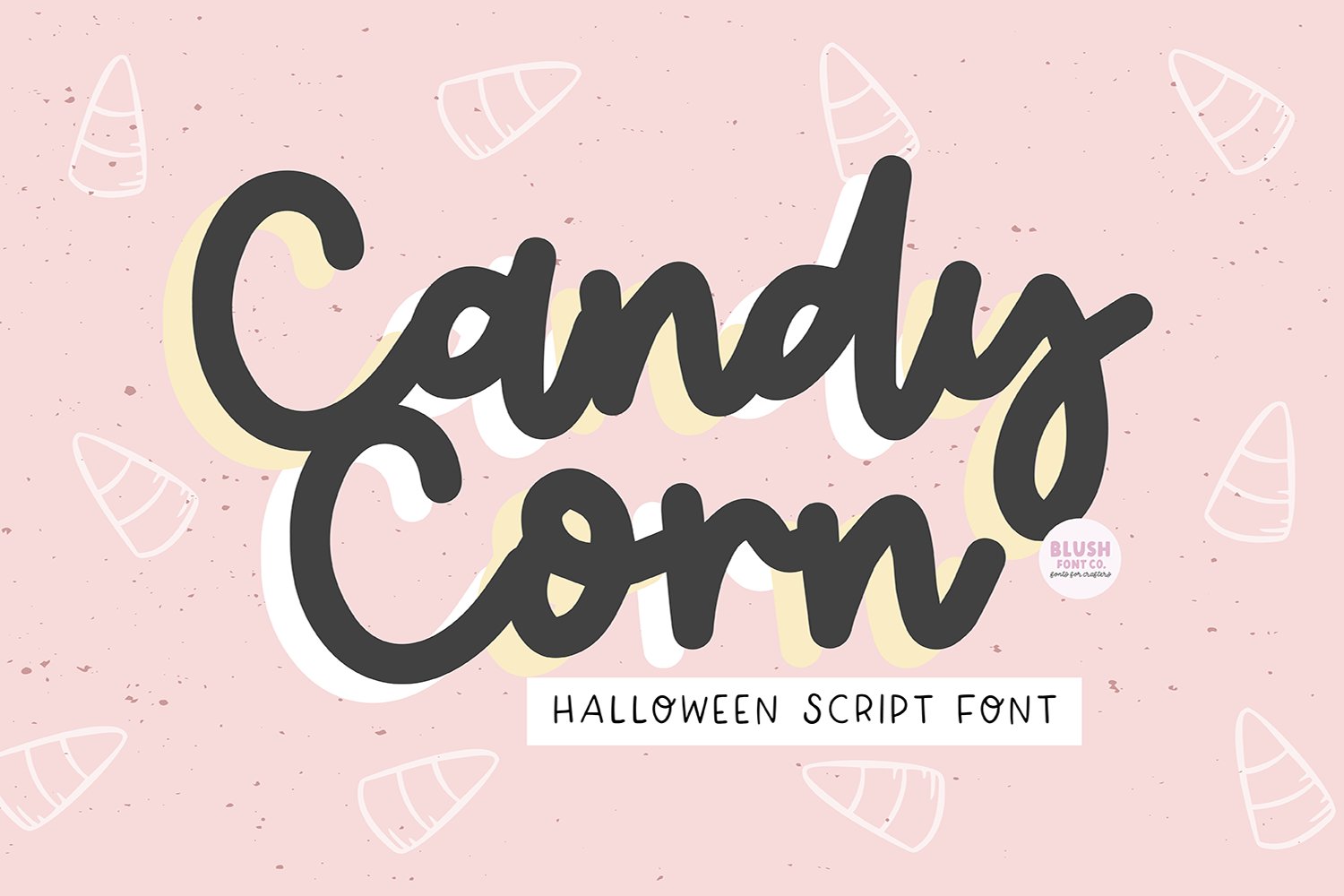 CANDY CORN Halloween Script Font cover image.