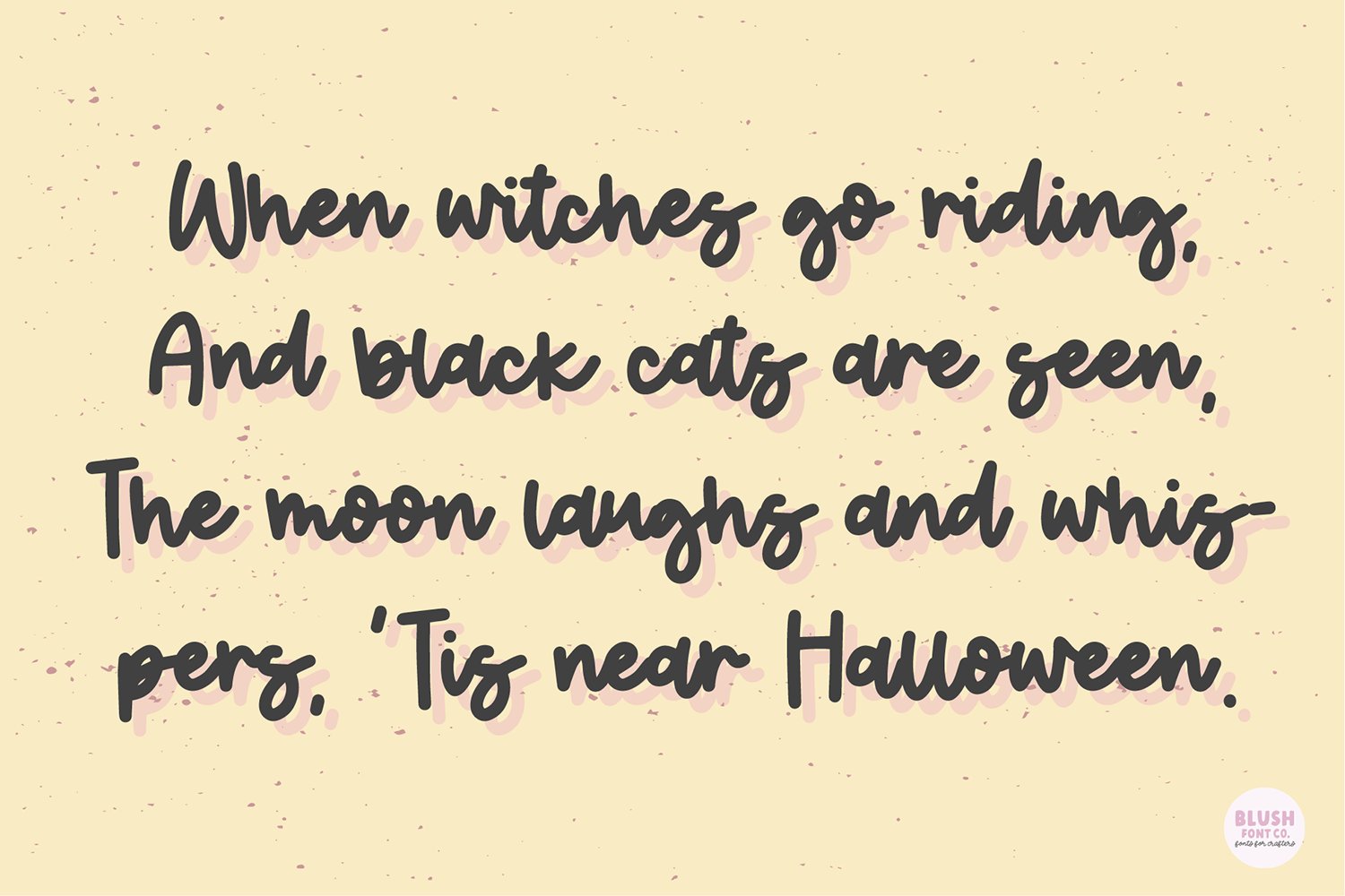 CANDY CORN Halloween Script Font preview image.