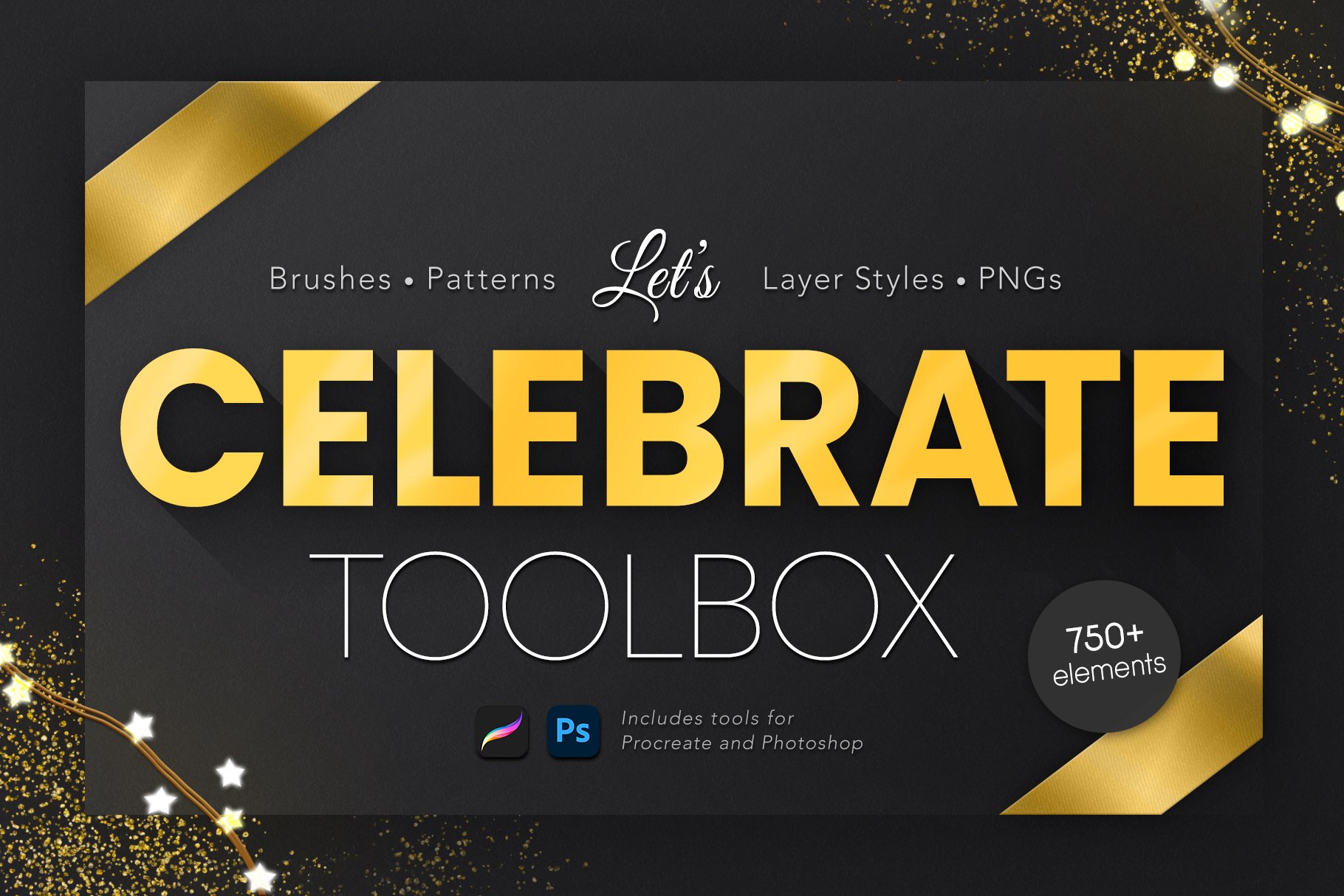 Let's Celebrate! Huge Design Toolboxcover image.