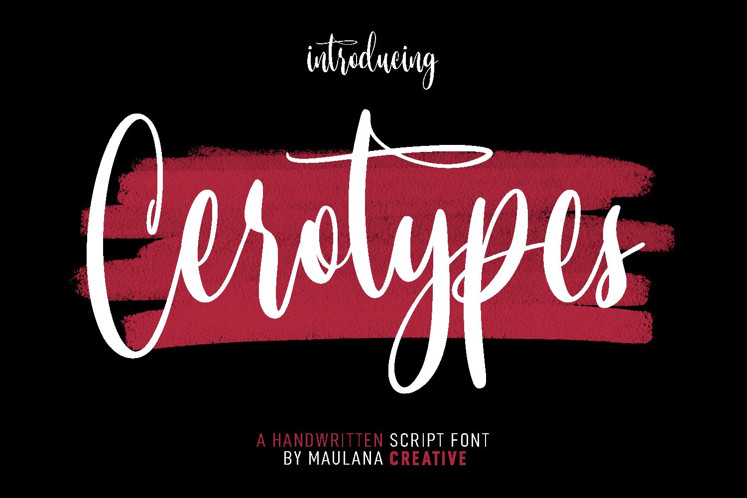 Cerotypes Script Font cover image.