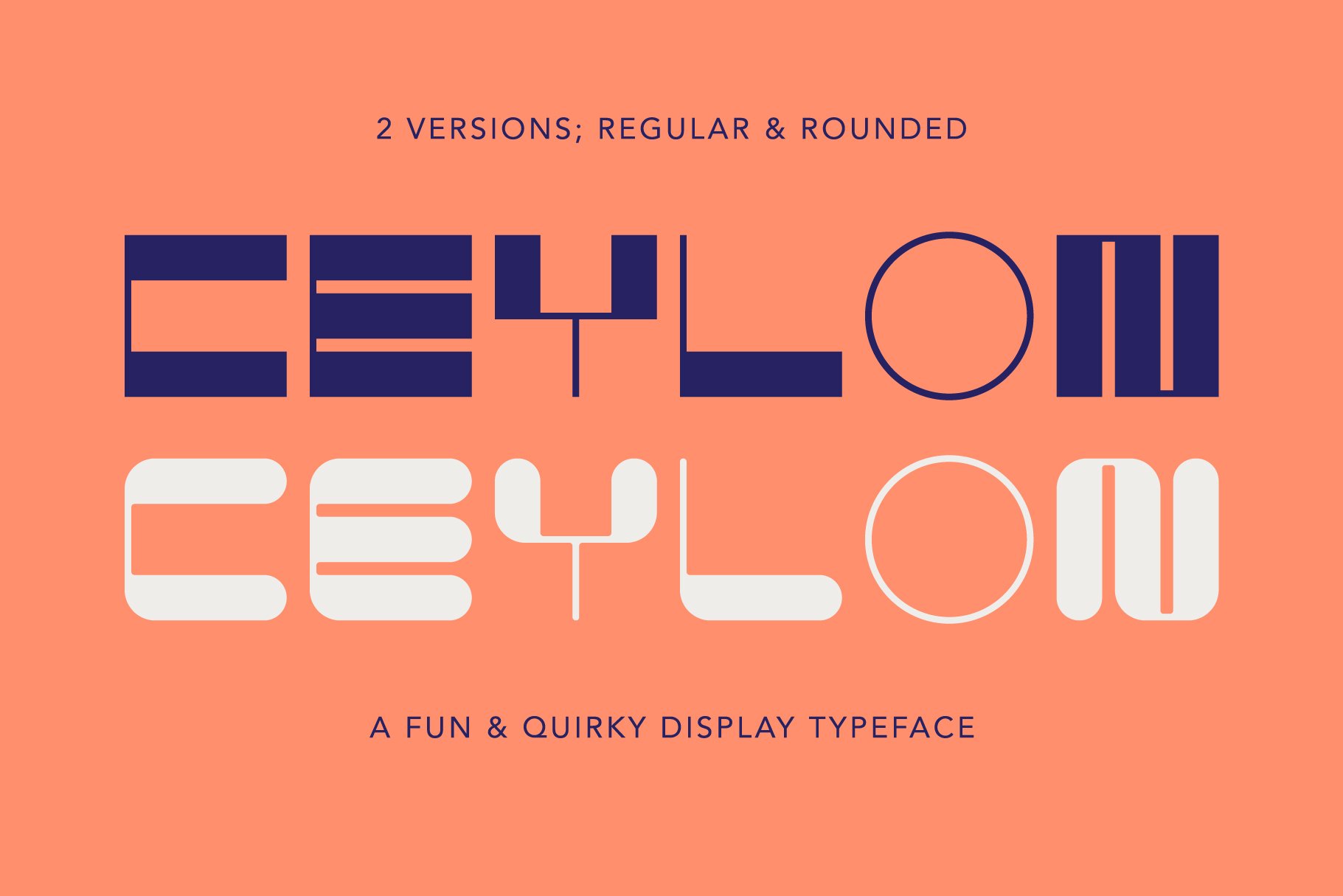 Ceylon - Quirky Display Font cover image.