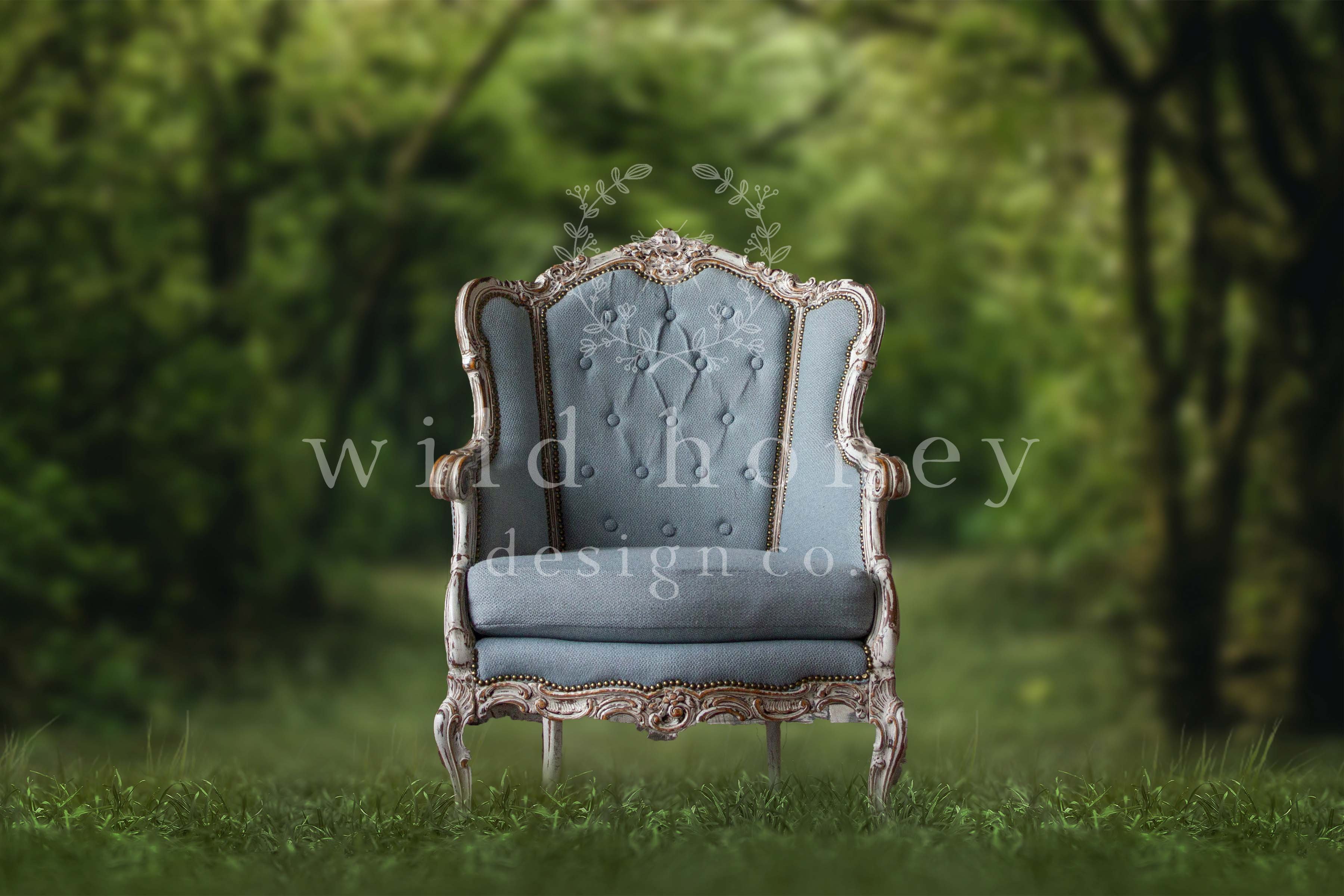 Woodland Chair Digital Backdropcover image.