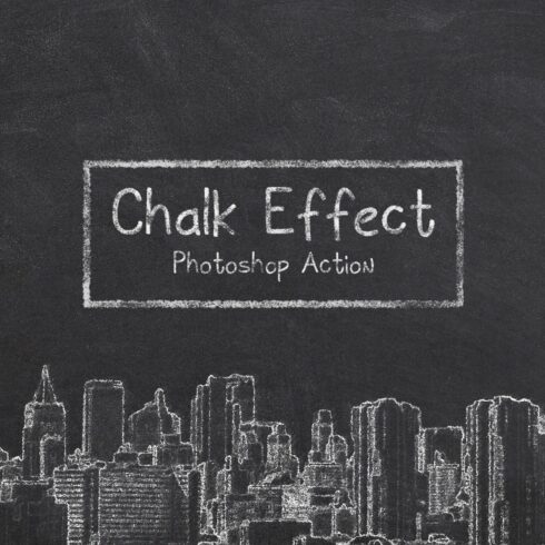 Chalk Effect Photoshop Actioncover image.