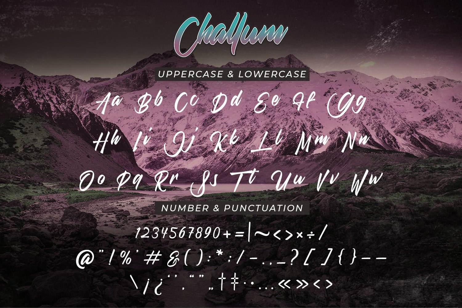challum handwritten script font 2 573