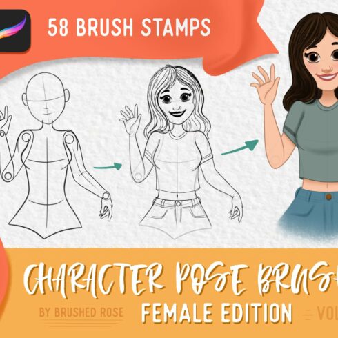 Character pose brush kitcover image.