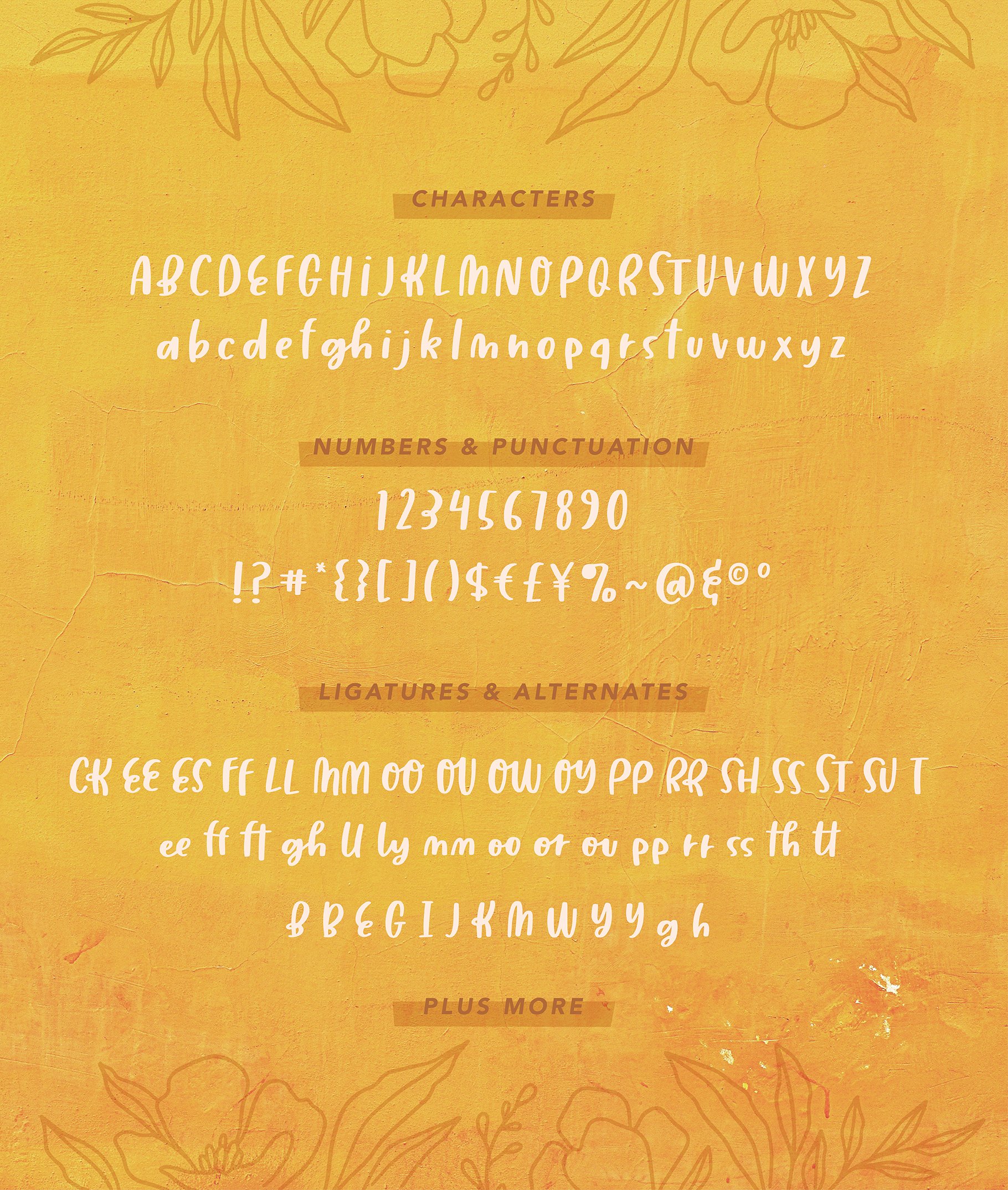 Wild Yarrow | A handwriting font preview image.