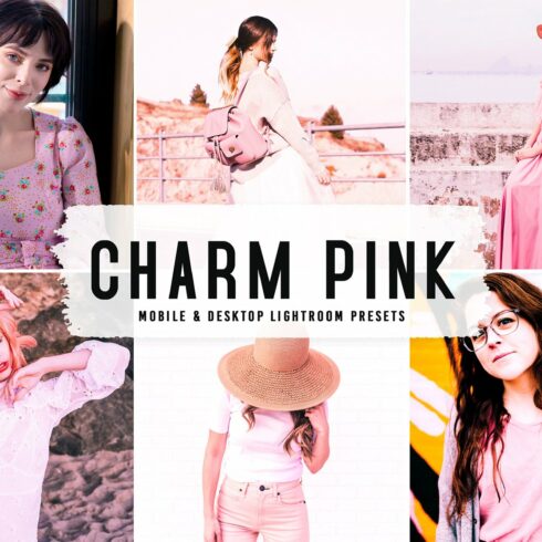 Charm Pink Pro Lightroom Presetscover image.