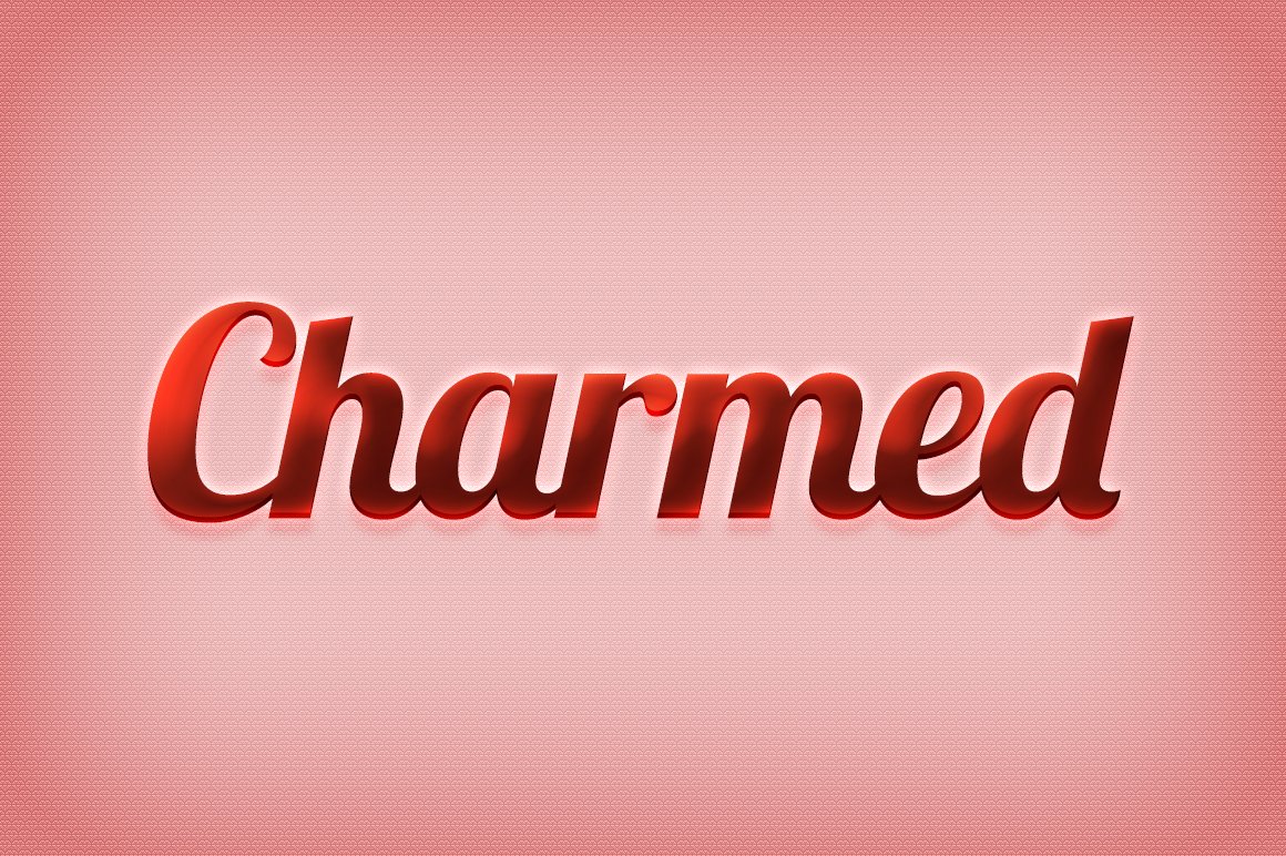 charmed text effect 477