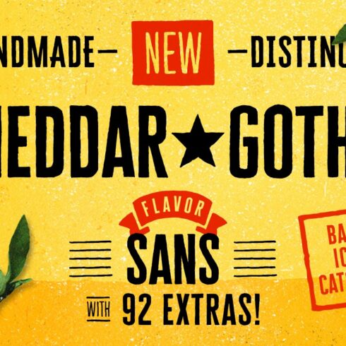 Cheddar Gothic Sans cover image.
