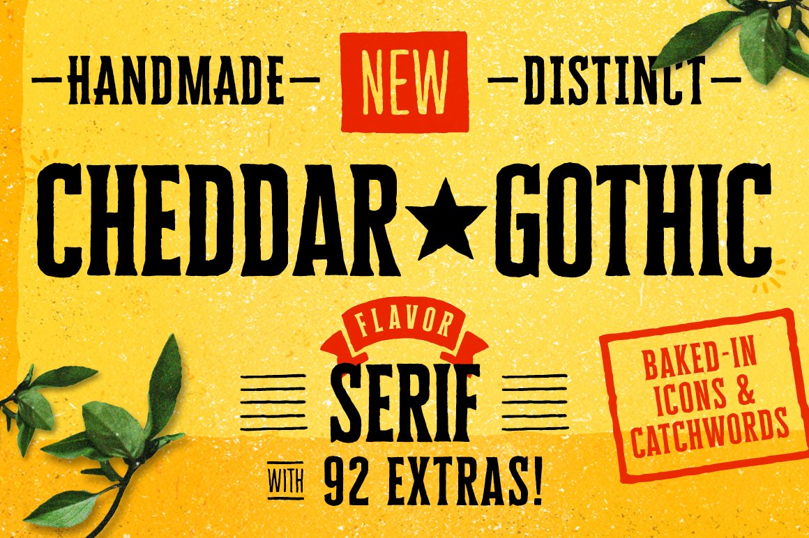 Cheddar Gothic Serif cover image.