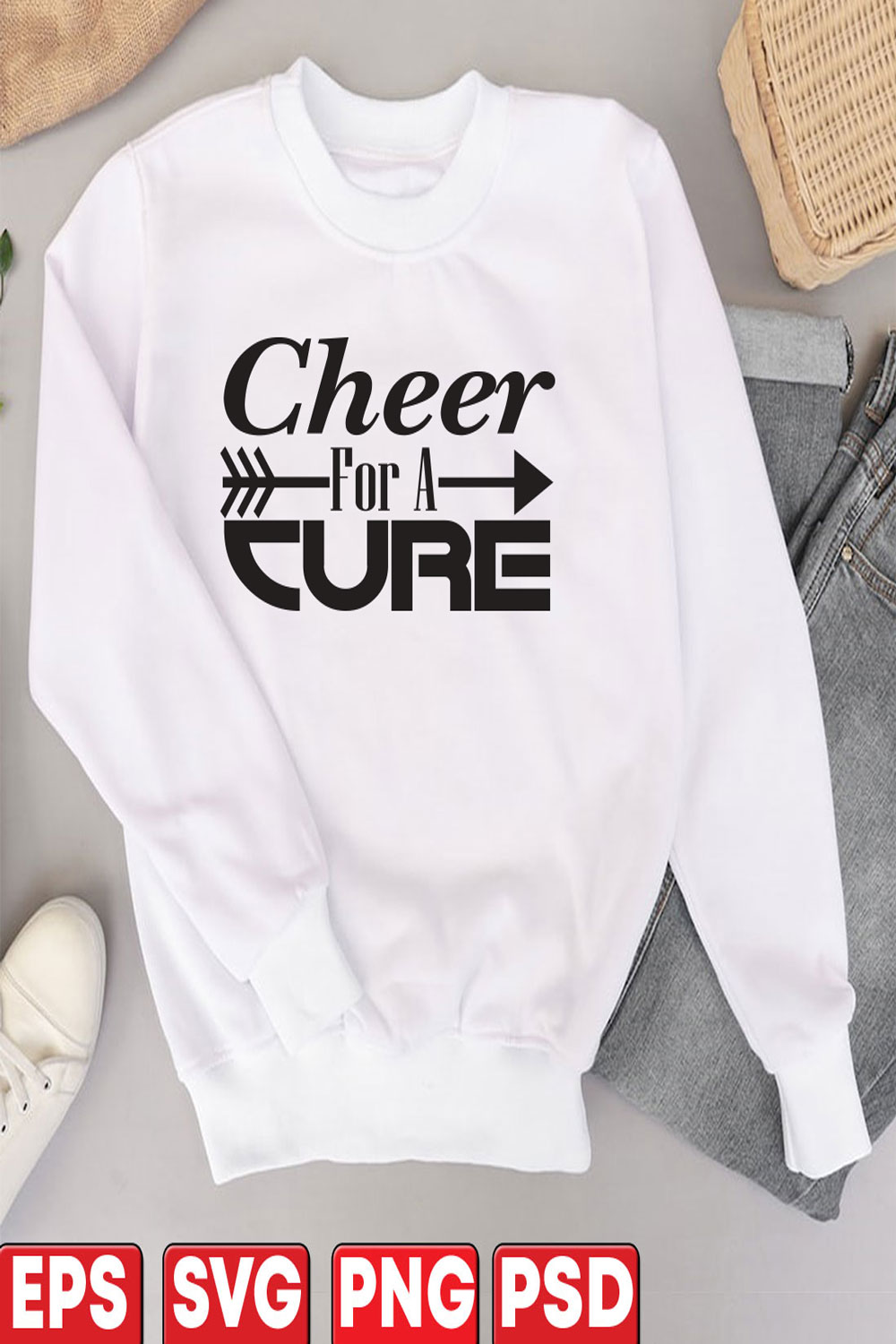 Cheer-For-A-Cure pinterest preview image.