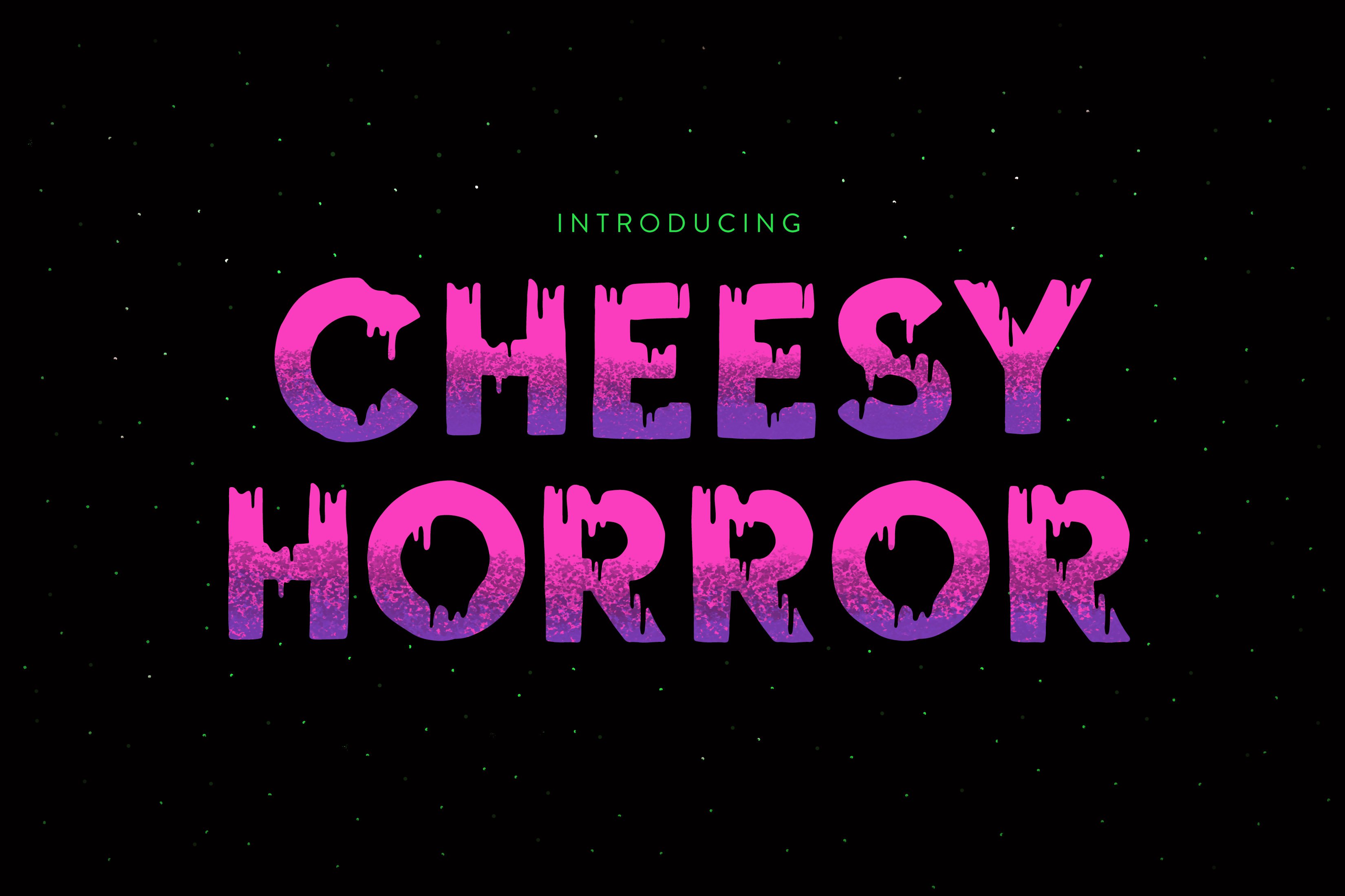 Cheesy Horror Font cover image.