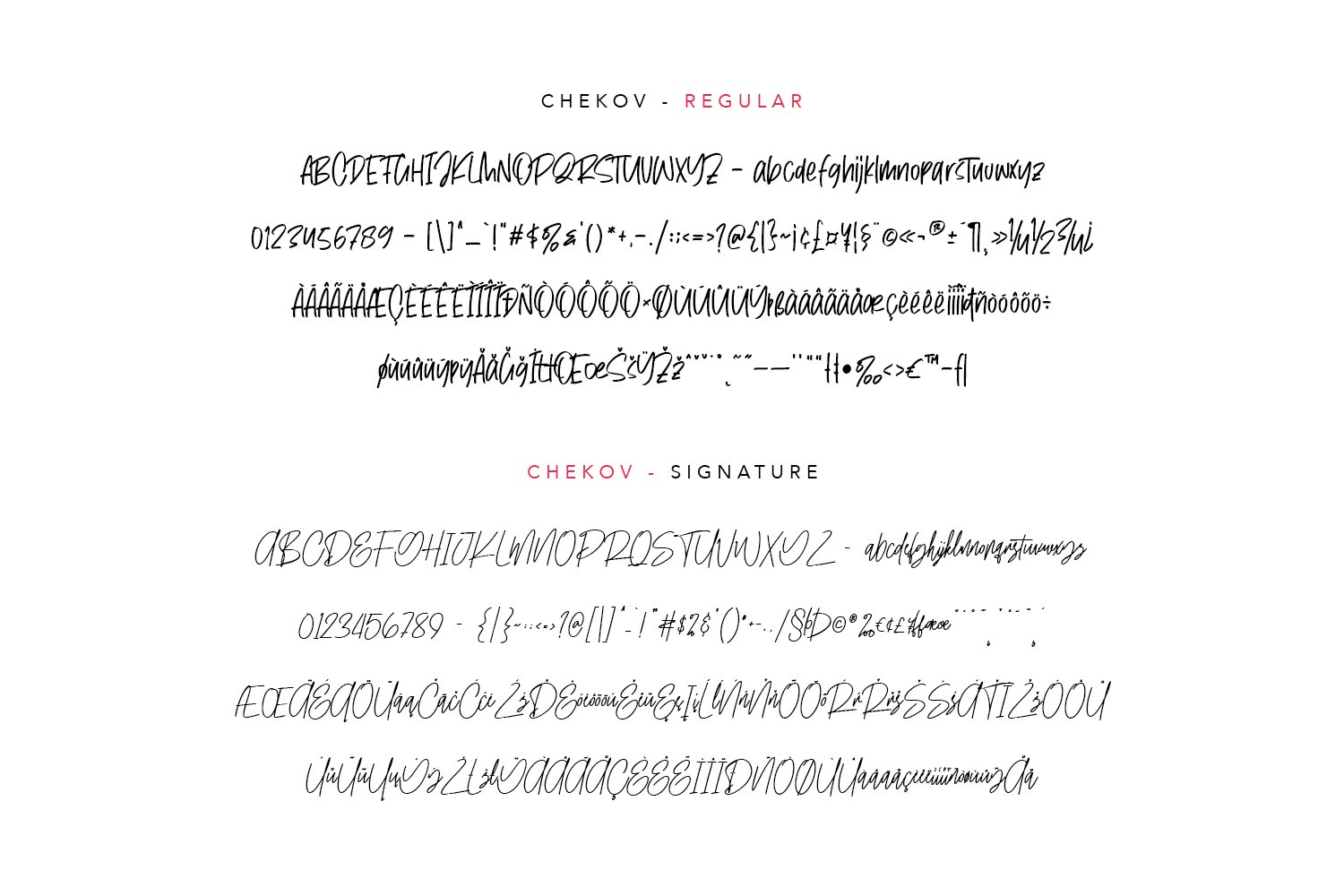 chekov handwritten free signature font 9 653