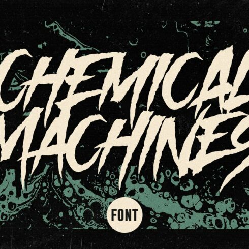 Chemical Machines - Horror Font cover image.