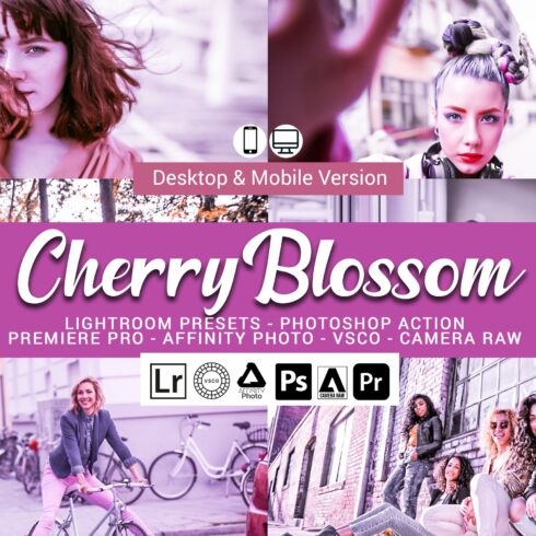 Cherry Blossom Lightroom Presetscover image.