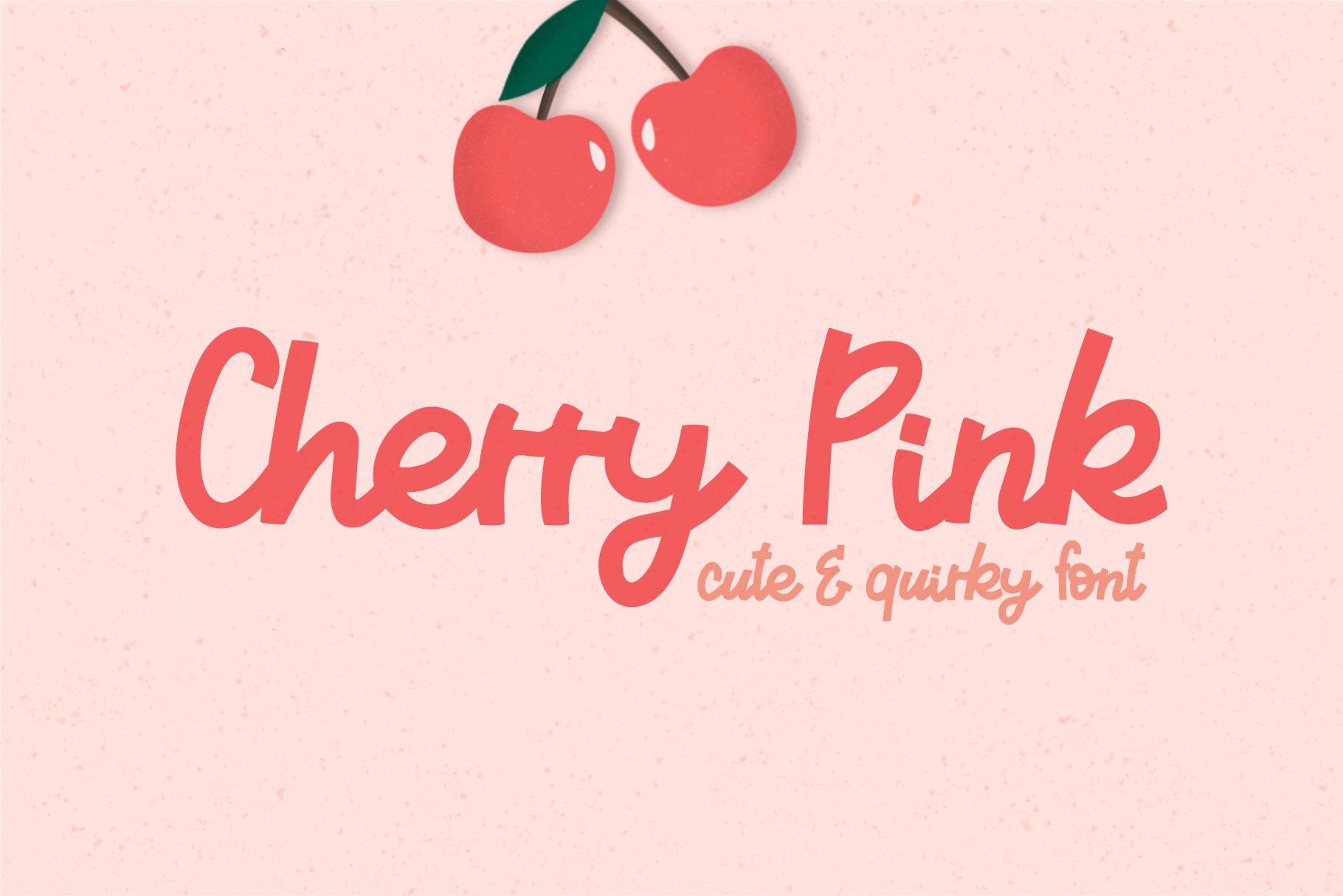 Cherry Pink | Cute & Quirky Font cover image.
